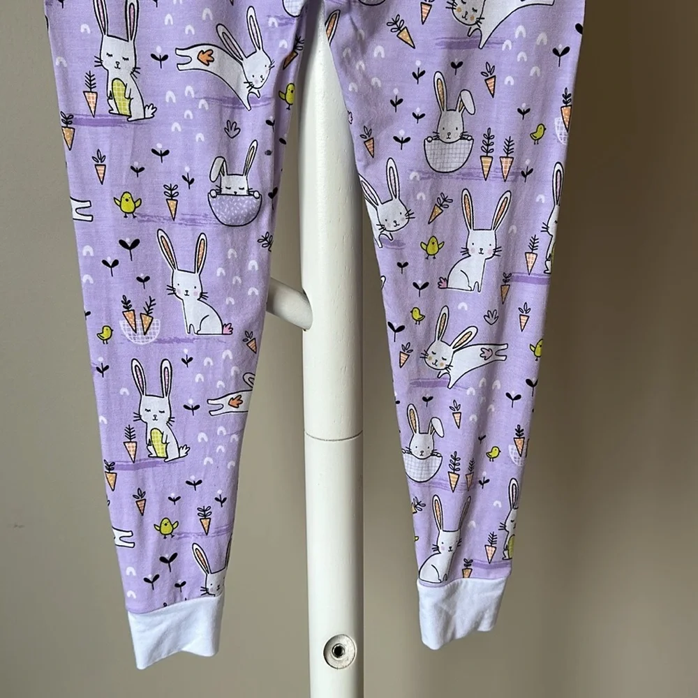 Little Sleepies Lavender Bunnies Long Sleeve Easter Pajamas 4T - Picture 14 of 15